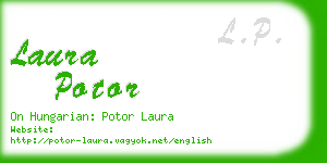 laura potor business card